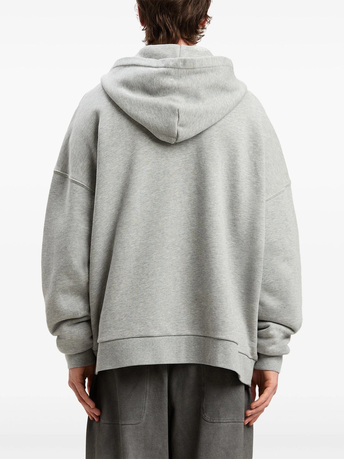 Palm Angels College Logo Oversized Hoodie – Grey Recreated Edition