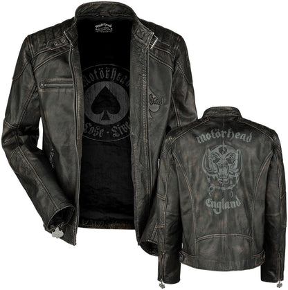 England Leather Jacket Black by Motörhead