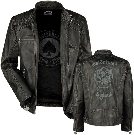 England Leather Jacket Black by Motörhead