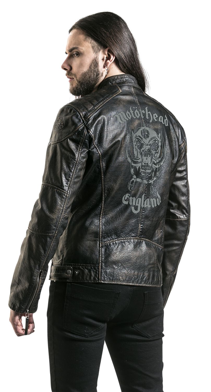 England Leather Jacket Black by Motörhead