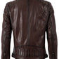 Colt W18 Lasanv" Leather Jacket red brown by Mauritius