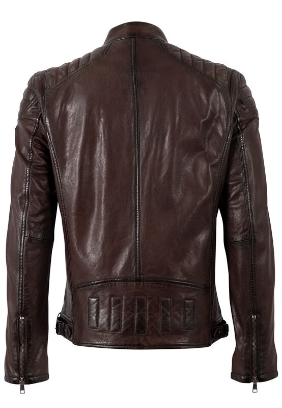 Colt W18 Lasanv" Leather Jacket red brown by Mauritius