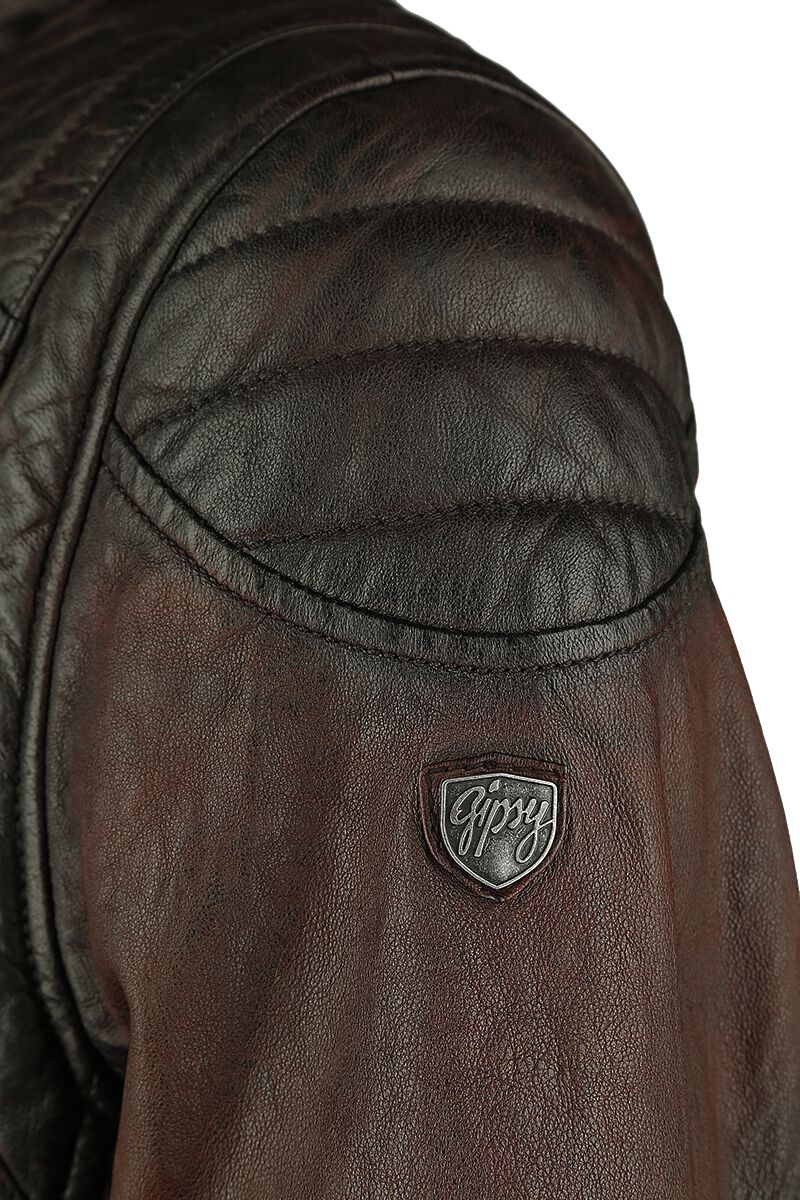 Colt W18 Lasanv" Leather Jacket red brown by Mauritius