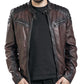 Colt W18 Lasanv Leather Jacket – Red Brown by Mauritius