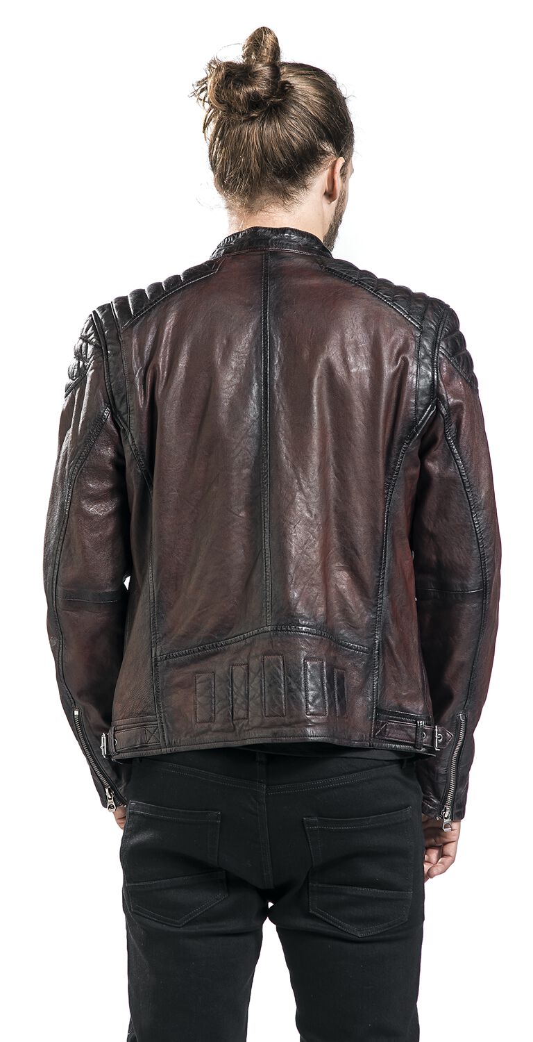 Colt W18 Lasanv" Leather Jacket red brown by Mauritius