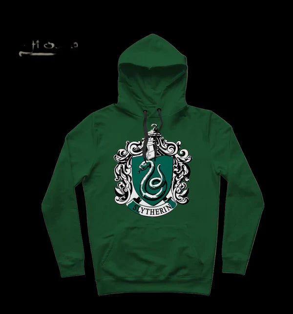 Harry Potter Slytherin Crest Hoodie Recreated Edition
