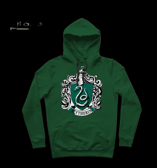 Harry Potter Slytherin Crest Hoodie Recreated Edition