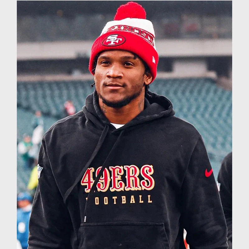 San Francisco 49ers Black Pullover Hoodie (Recreated Edition)