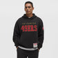 San Francisco 49ers inspired pullover hoodie in Black