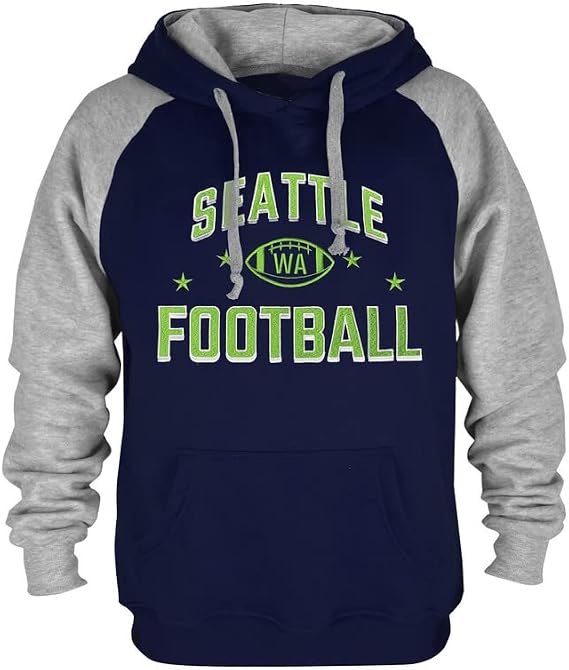 Seattle Football Hoodie – Vintage Athletic Pullover Sweatshirt
