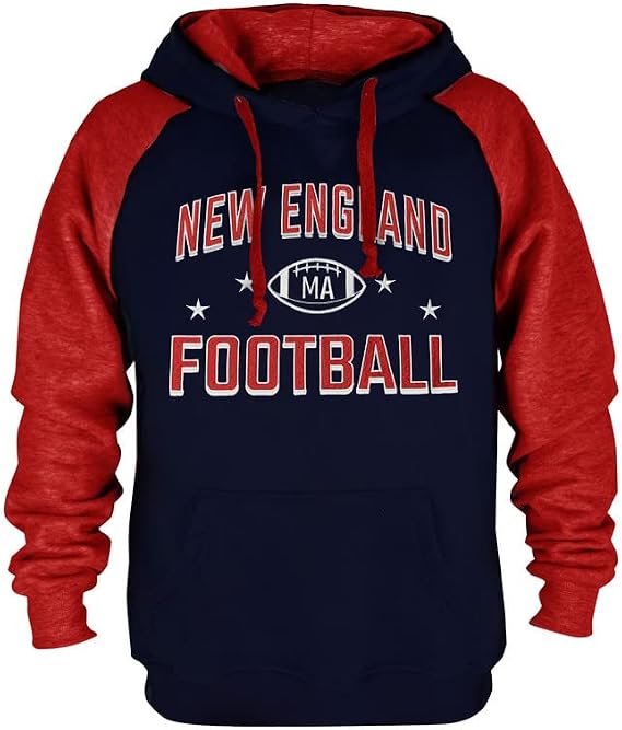 New England Football Hoodie – Vintage Athletic Pullover Sweatshirt