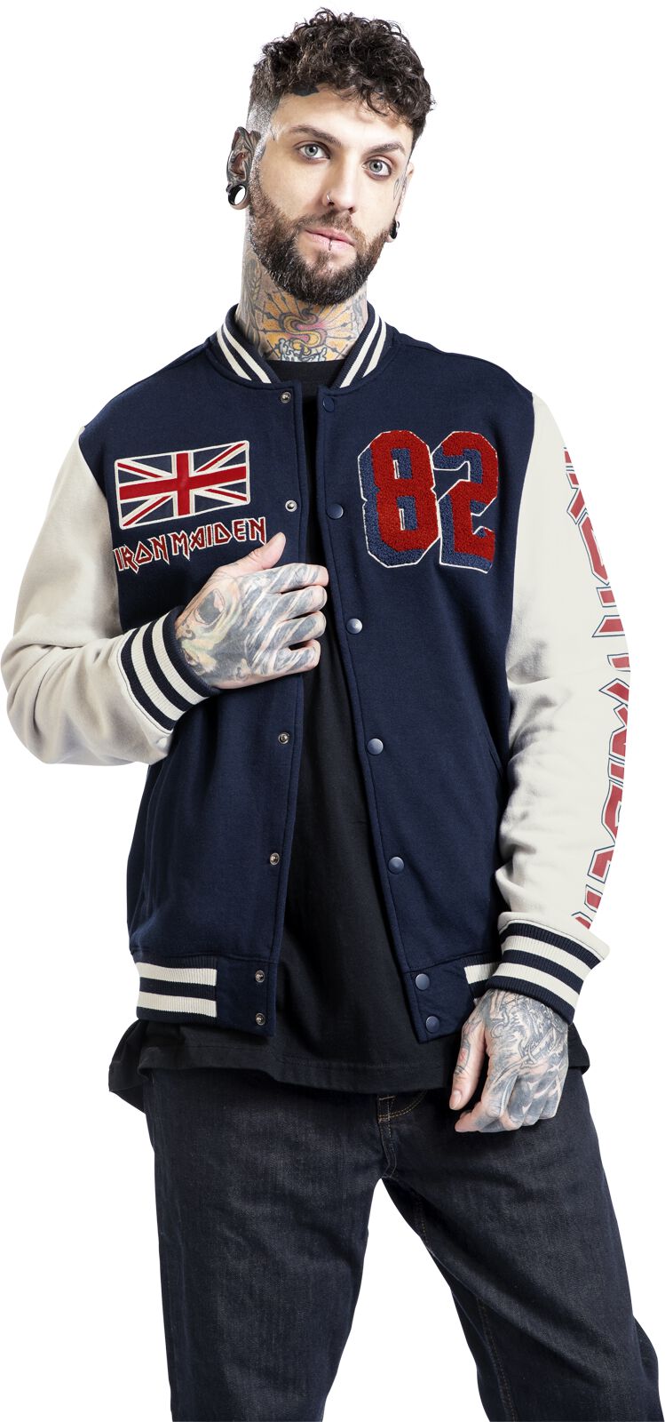 NOTB Coaches" Varsity Jacket multicolour by Iron Maiden