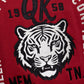 Bakersfield Highschool Varsity Jacket – Black-Red Mid-Season Jacket by Queen Kerosin