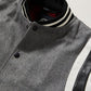 Johnny Varsity Jacket – Black-Grey-White Chet Rock Varsity Jacket