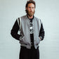 Johnny Varsity Jacket – Black-Grey-White Chet Rock Varsity Jacket