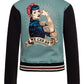 We Can Do It Varsity Jacket – Green Queen Kerosin Varsity Jacket