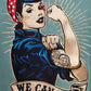 We Can Do It Varsity Jacket – Green Queen Kerosin Varsity Jacket