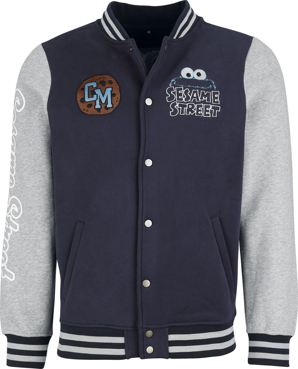 Cookie Monster Varsity Jacket Multicolour by Sesame Street