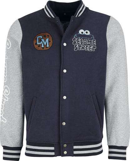 Cookie Monster Varsity Jacket Multicolour by Sesame Street