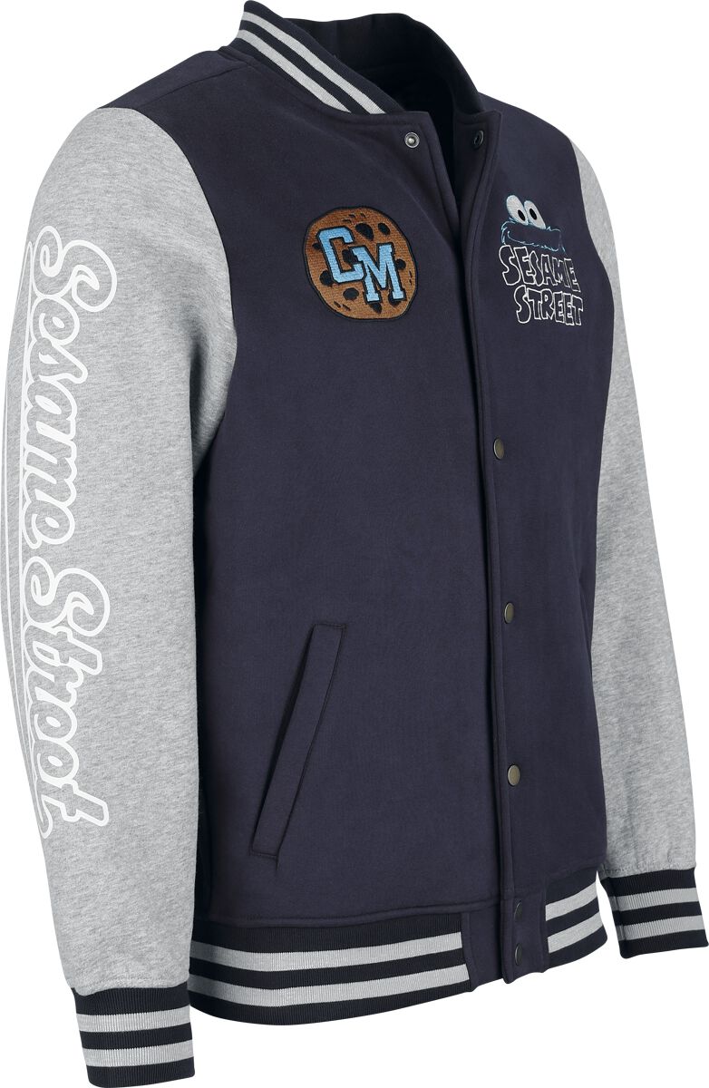 Cookie Monster Varsity Jacket Multicolour by Sesame Street