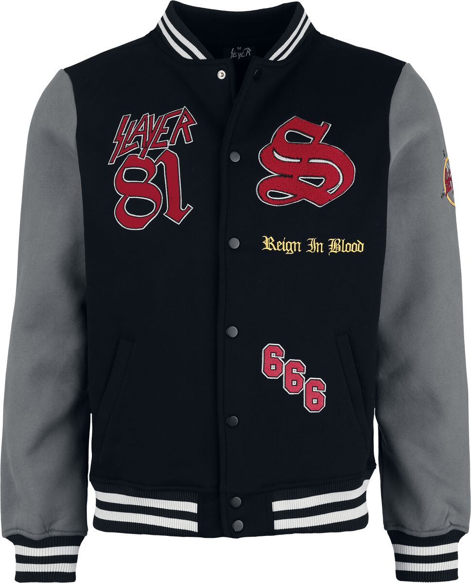 Reign In Blood Varsity Jacket Multicolour by Slayer
