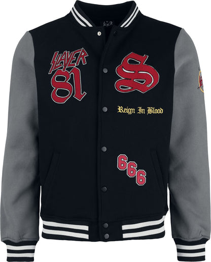 Reign In Blood Varsity Jacket Multicolour by Slayer