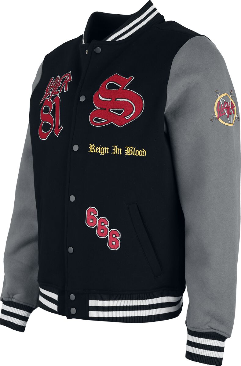 Reign In Blood Varsity Jacket Multicolour by Slayer