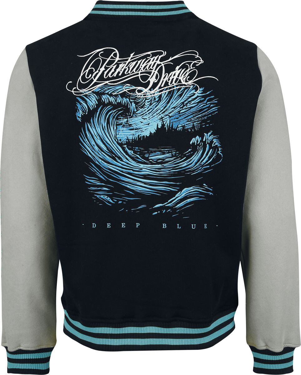 Deep Blue Varsity Jacket Multicolour by Parkway Drive