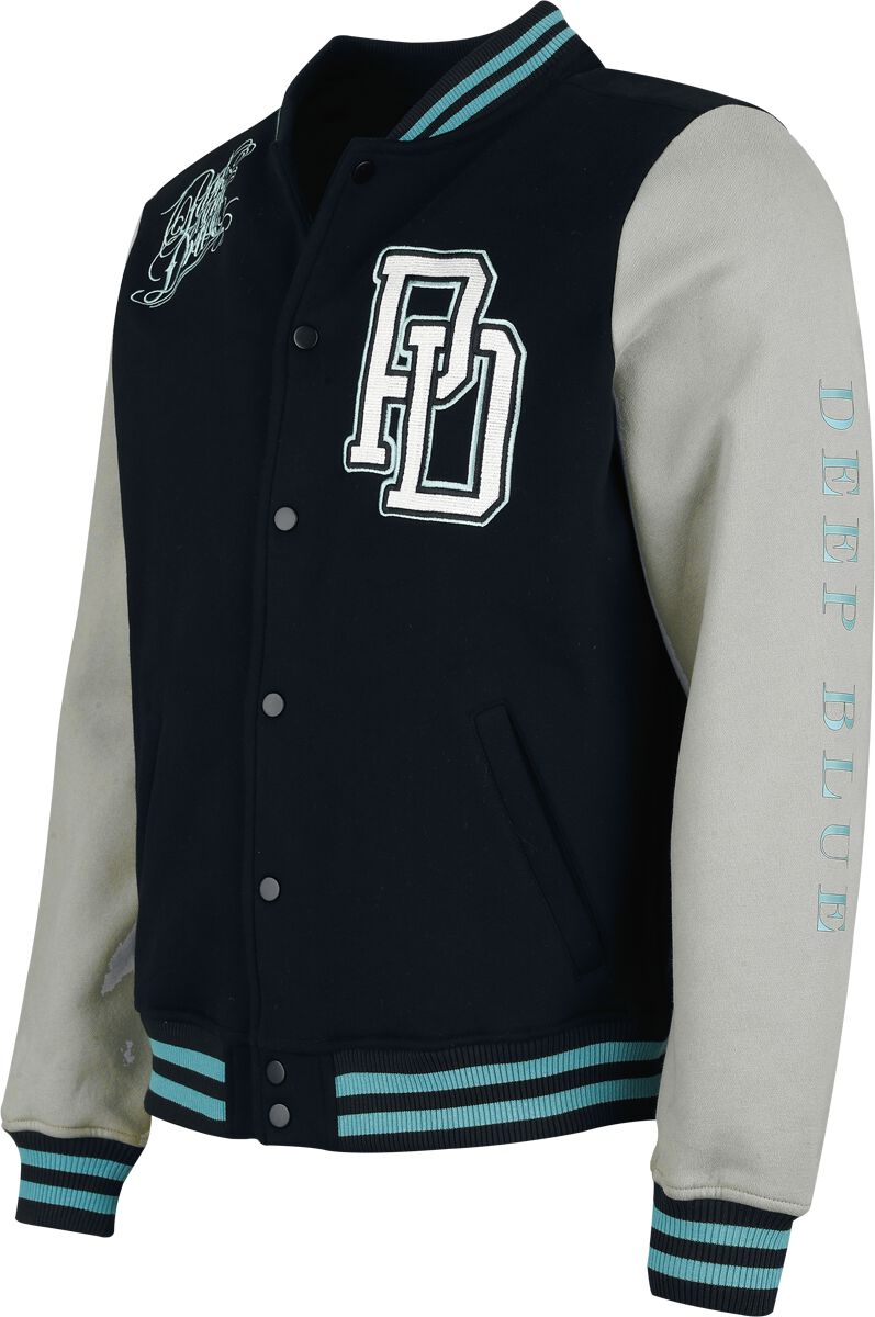 Deep Blue Varsity Jacket Multicolour by Parkway Drive