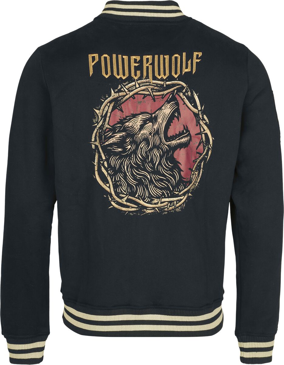 Metal Is Religion Varsity Jacket – Multicolour Powerwolf Varsity Jacket