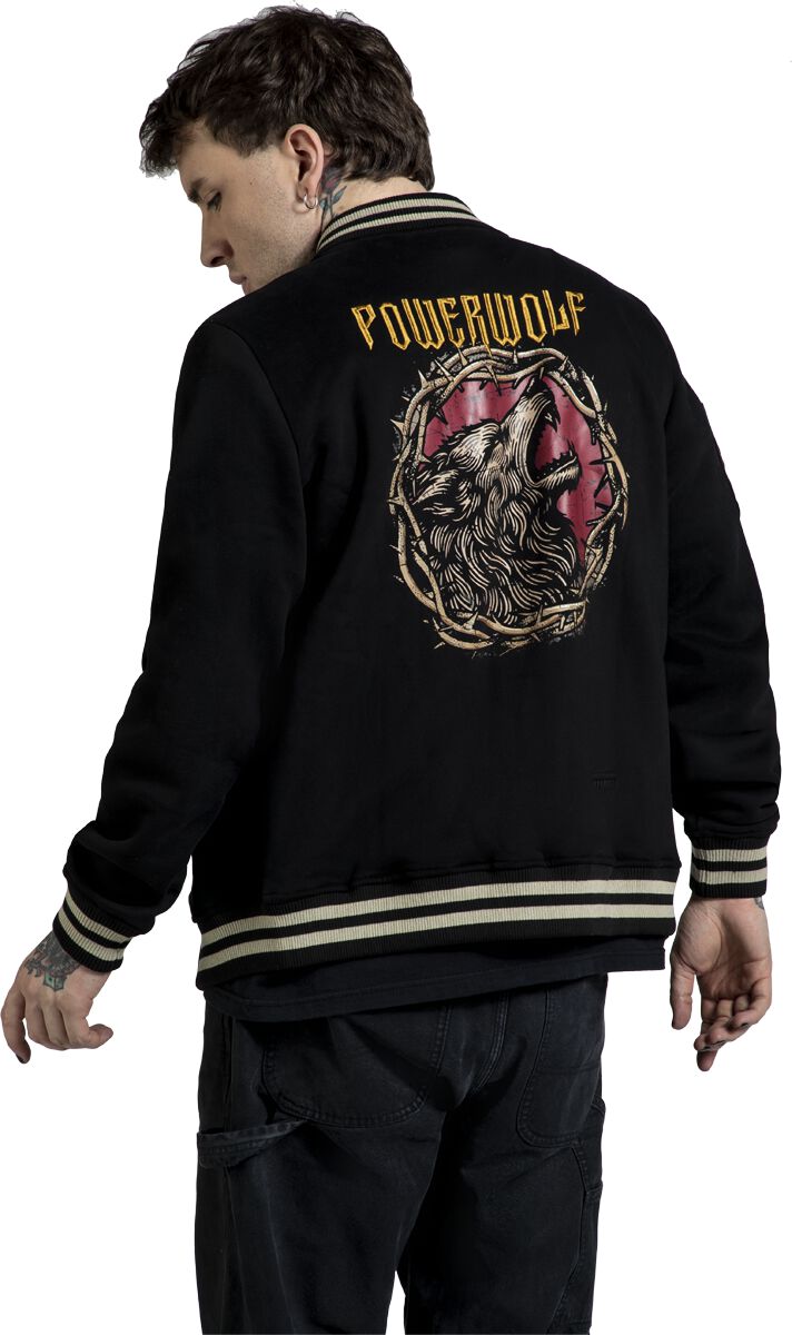 Metal Is Religion Varsity Jacket – Multicolour Powerwolf Varsity Jacket