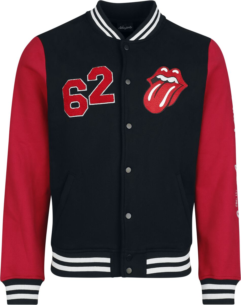Tongue Varsity Jacket – Multicolor Rolling Stones Varsity Jacket