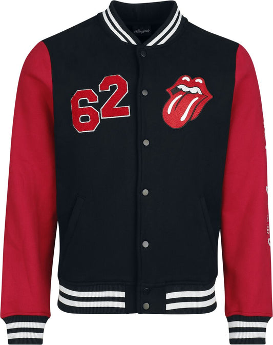 Tongue Varsity Jacket – Multicolor Rolling Stones Varsity Jacket
