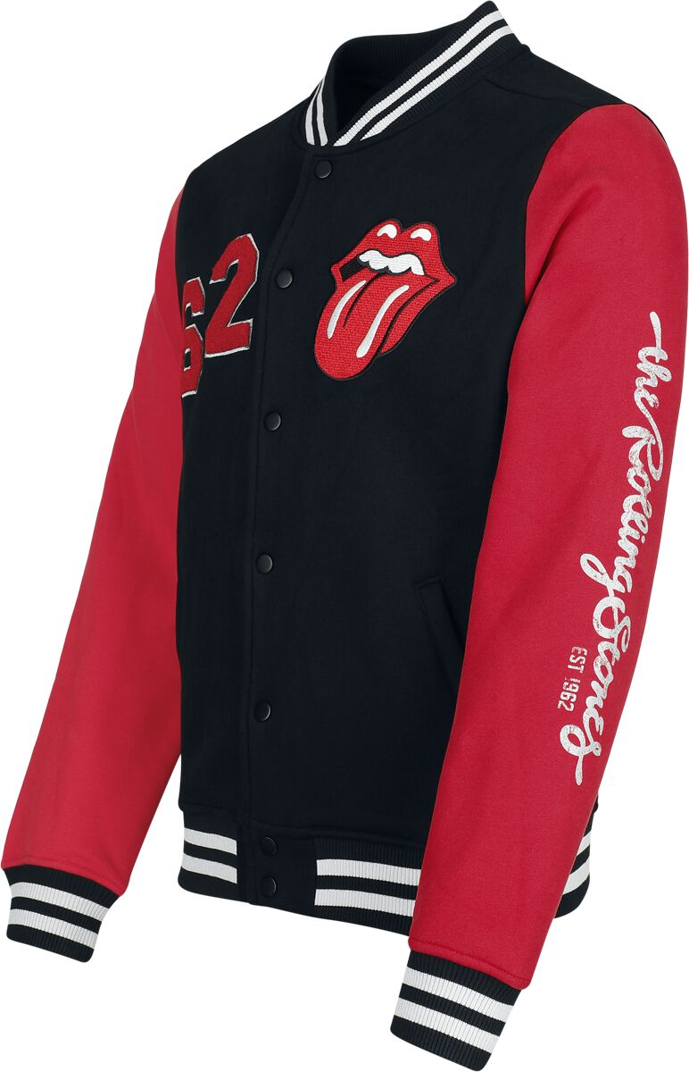 Tongue Varsity Jacket – Multicolor Rolling Stones Varsity Jacket