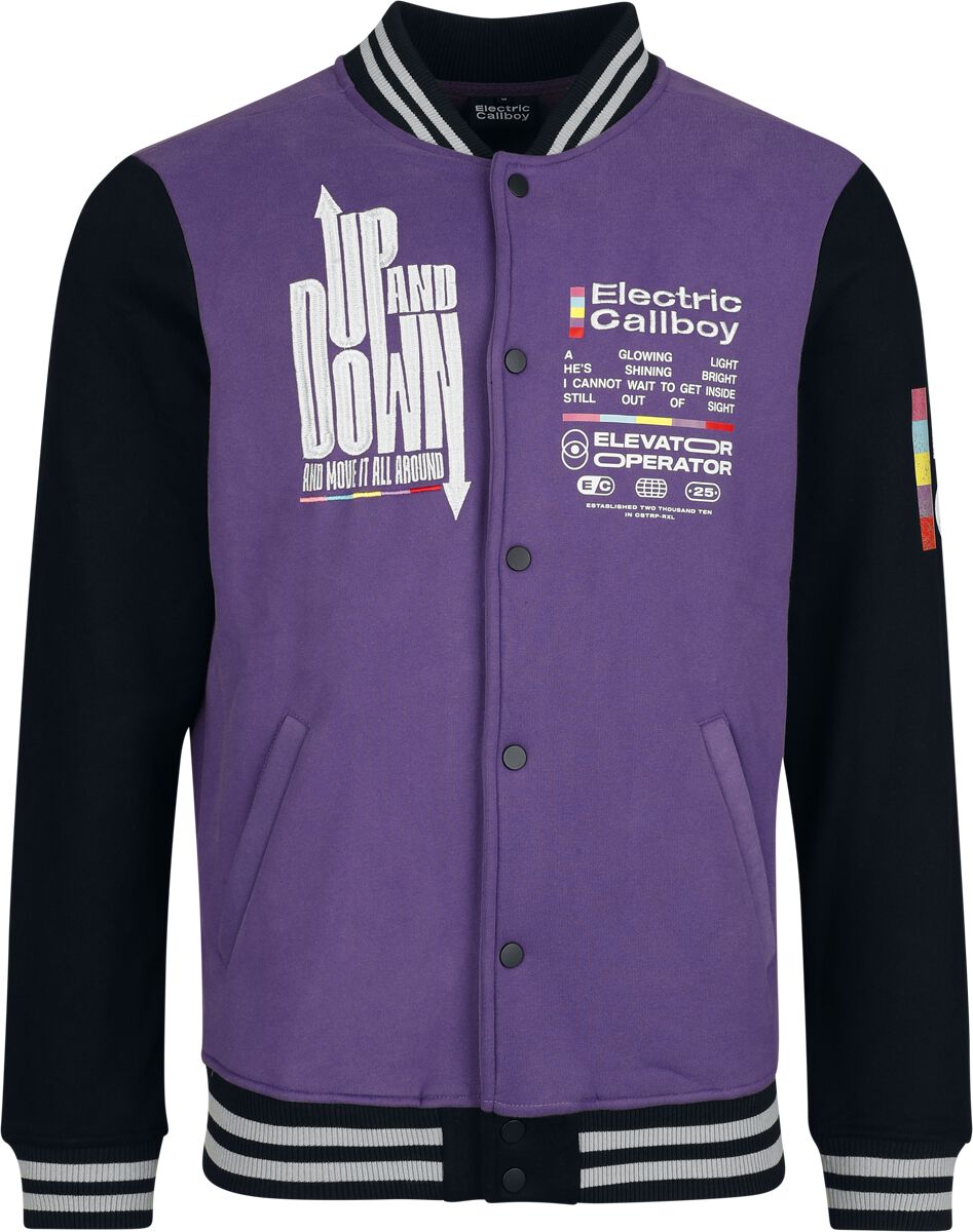 Up and Down Varsity Jacket Varsity Jacket multicolour by Electric Callboy