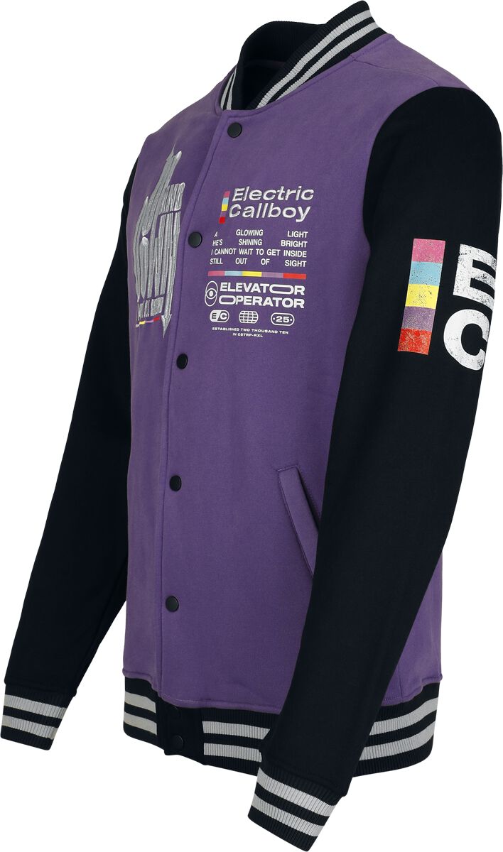 Up and Down Varsity Jacket Varsity Jacket multicolour by Electric Callboy