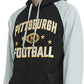 Pittsburgh Football Hoodie – Black & Gold Graphic Pullover – image 2
