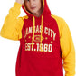 Kansas City Football Hoodie – Red & Black EST. 1960 Graphic Pullover – image 2