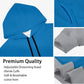 Detroit Football Graphic Hoodie – Blue & Gray Pullover