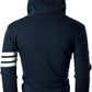 Mens Slim Fit Striped Hoodie Recreated Edition