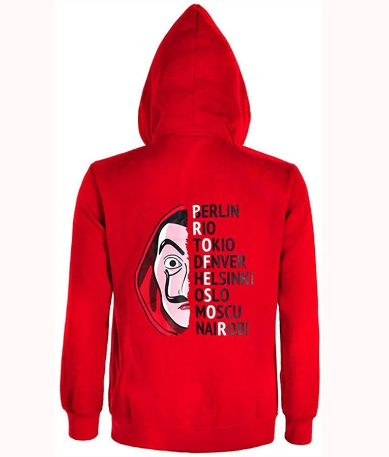 La Casa De Papel Money Heist Hoodie Recreated Edition