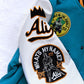 Ali Quote Melton Jacket