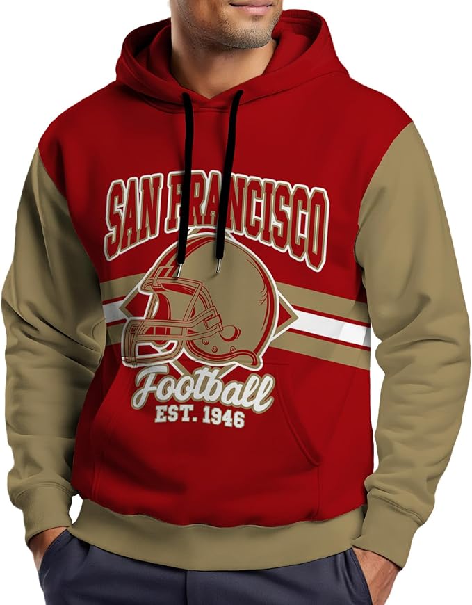 San Francisco Football Graphic Hoodie – image 4