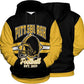 Pittsburgh Football Hoodie – Black & Gold Graphic Pullover