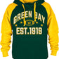 Green Bay Football Hoodie – Vintage Athletic Pullover Sweatshirt