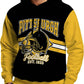 Pittsburgh Football Hoodie – Black & Gold Graphic Pullover – image 5