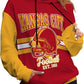Kansas City Football Jacket – Red &amp; White Sports Jacket