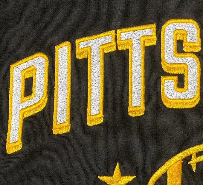 Pittsburgh Football Hoodie – Black & Gold Graphic Pullover – image 3