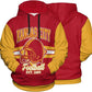 Kansas City Football Jacket – Red &amp; White Sports Jacket
