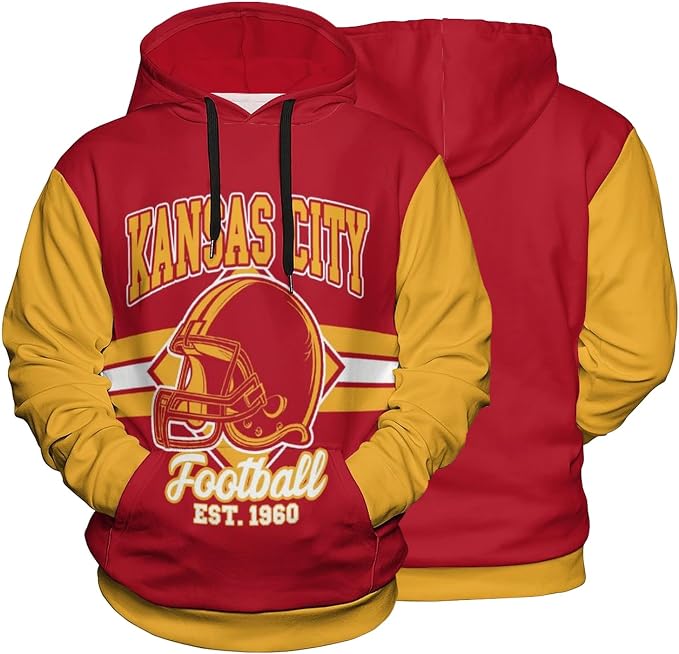 Kansas City Football Jacket – Red &amp; White Sports Jacket